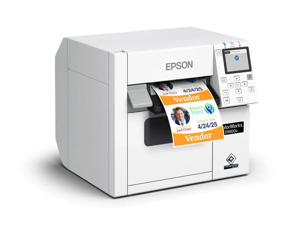 Epson ColorWorks D3800 color badge printer